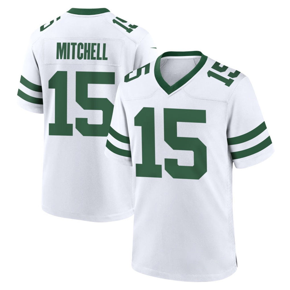 NY.Jets #15 Adonai Mitchell Player White Legacy Home Game BALCE Stitched Jerseys