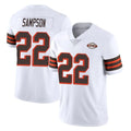C.Browns #22 Dylan Sampson Player White Limited  Vapor 1946 Collection Alternate Game BALCE Stitched Jerseys