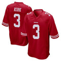 SF.49ers #3 Christian Kirk Player Red Home Game BALCE Stitched Jerseys