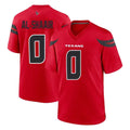 H.Texans #0 Azeez Al-Shaair Player Red Alternate Home Game BALCE Stitched Jerseys