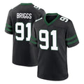 NY.Jets #91 Jowon Briggs Player Black Legacy Home Game BALCE Stitched Jerseys