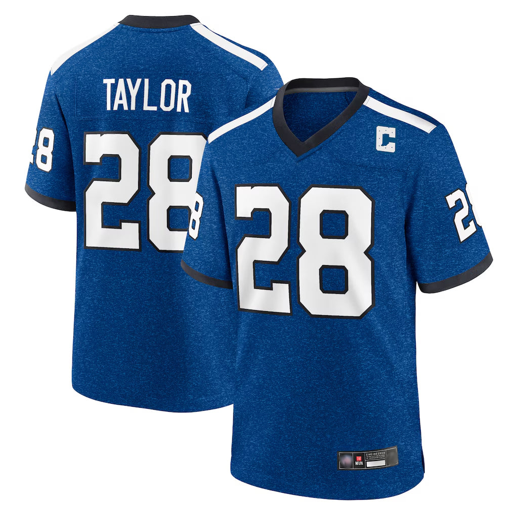 IN.Colts #28 Jonathan Taylor Player Royal Alternate Indiana Nights Home Game BALCE Stitched Jerseys
