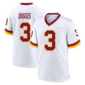 W.Commanders #3 Stefon Diggs Player White Home Game BALCE Stitched Jerseys