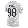 C.Bears #98 Montez Sweat Player Arctic Camo Salute to Service Limited BALCE Stitched Jerseys