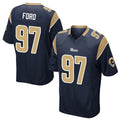 LA.Rams #97 Poona Ford Player Navy Home Game BALCE Stitched Jerseys