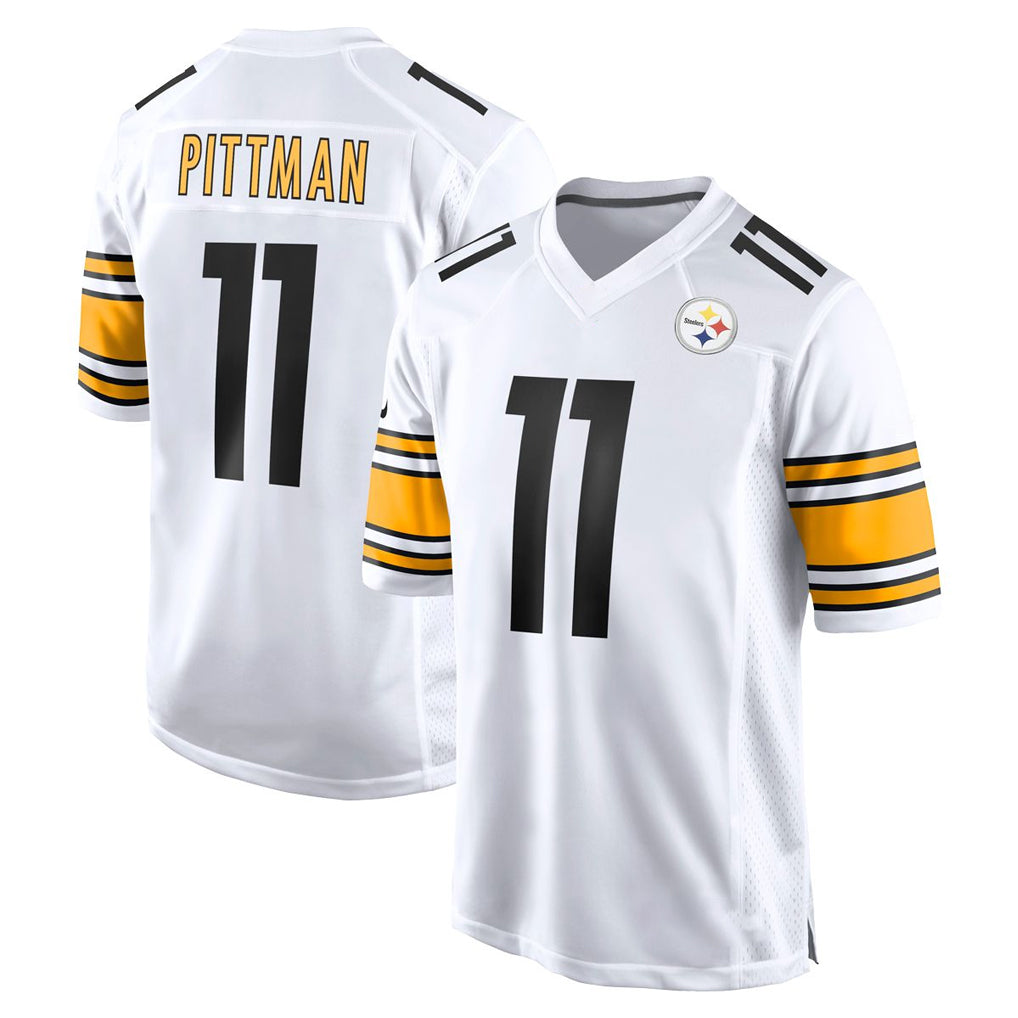 P.Steelers #11 Michael Pittman Jr. Player White Home Game BALCE Stitched Jerseys