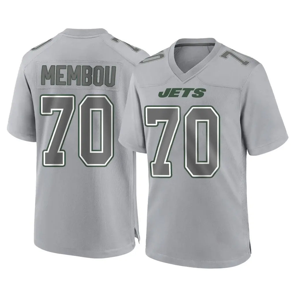 NY.Jets #70 Armand Membou Player Gray Limited Atmosphere Fashion Home Game BALCE Stitched Jerseys