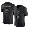 H.Texans #6 Reed Blankenship Player Black Reflective Limited Game BALCE Stitched Jerseys