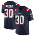 NE.Patriots #30 Jam Miller Player Navy Vapor Untouchable Home Game BALCE Stitched Jerseys