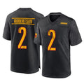 W.Commanders #2 Amik Robertson Player Black Home Game BALCE Stitched Jerseys