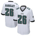 P.Eagles #26 Saquon Barkley Player White Home Game BALCE Stitched Jerseys