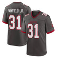 TB.Buccaneers #31 Antoine Winfield Jr. Player Pewter Alternate Home Game BALCE Stitched Jerseys