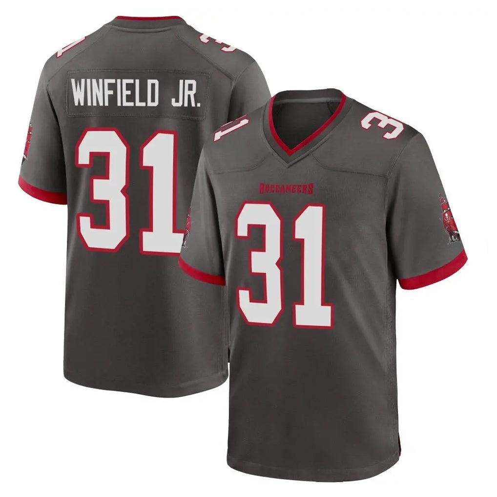 TB.Buccaneers #31 Antoine Winfield Jr. Player Pewter Alternate Home Game BALCE Stitched Jerseys