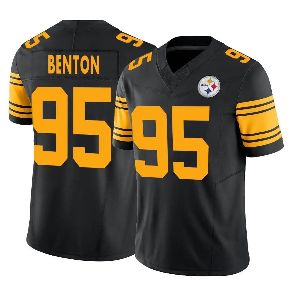 P.Steelers #95 Keeanu Benton Player Black Limited 2nd Alternate Vapor F.U.S.E. Home Game BALCE Stitched Jerseys
