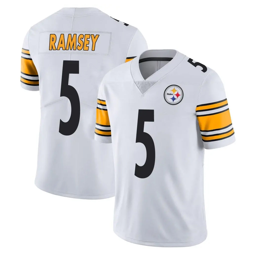 P.Steelers #5 Jalen Ramsey Player White Limited Vapor Untouchable Home Game BALCE Stitched Jerseys