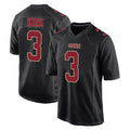 SF.49ers #3 Christian Kirk Player Black Fashion Home Game BALCE Stitched Jerseys
