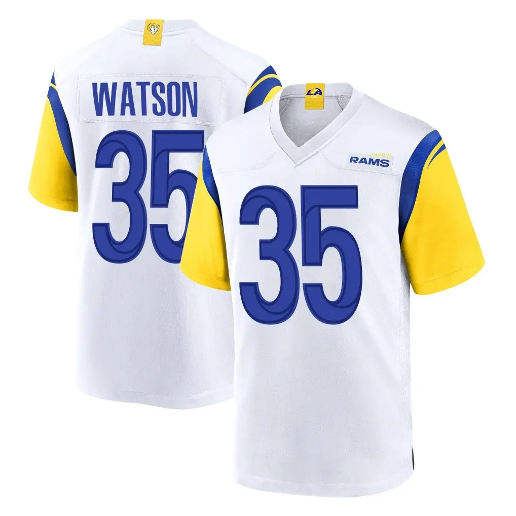 LA.Rams #35 Jaylen Watson Player White Home Game BALCE Stitched Jerseys