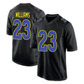 LA.Rams #23 Kyren Williams Player Black Fashion Limited Home Game BALCE Stitched Jerseys