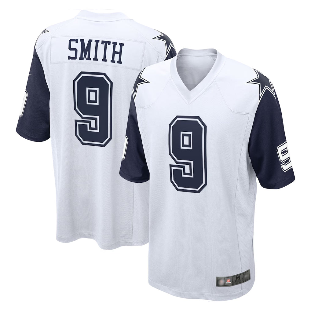 D.Cowboys #9 KaVontae Turpin Player White-Navy Home Game BALCE Stitched Jerseys