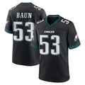 P.Eagles #53 Zack Baun Player Black Game Home BALCE Stitched Jerseys