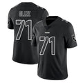 LV.Raiders #71 DJ Glaze Player Black Limited Black Impact Home Game BALCE Stitched Jerseys