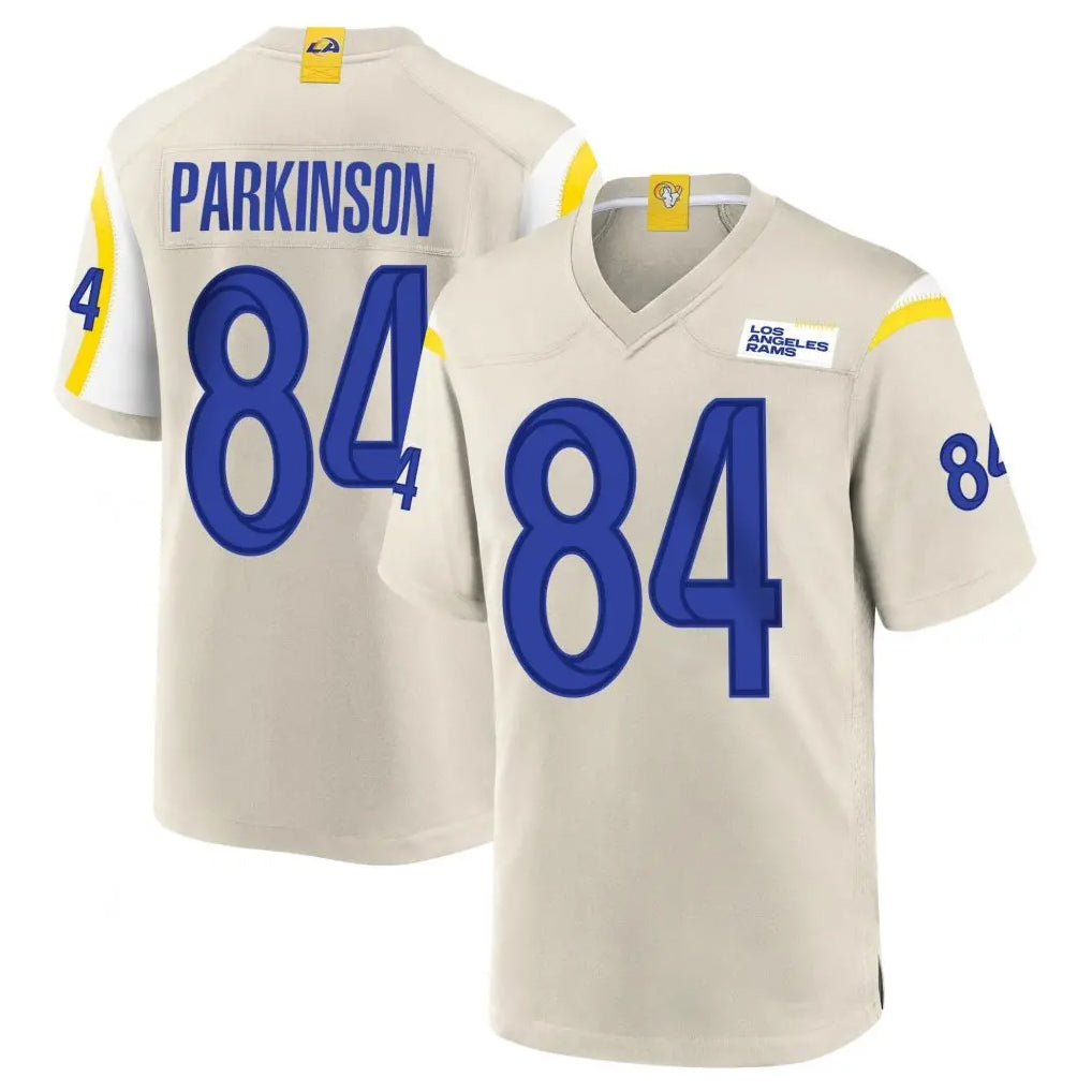 LA.Rams #84 Colby Parkinson Player Bone Home Game BALCE Stitched Jerseys