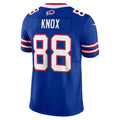 B.Bills #88 Dawson Knox Player Royal Vapor F.U.S.E. Limited BALCE Stitched Jerseys