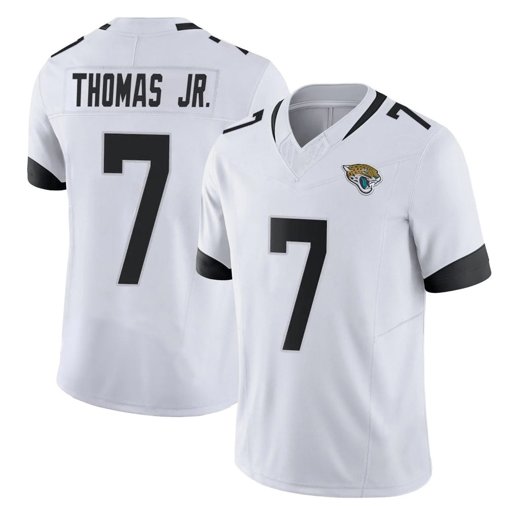 J.Jaguars #7 Brian Thomas Jr. Player White Vapor F.U.S.E. Limited Home Game BALCE Stitched Jerseys