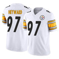 P.Steelers #97 Cameron Heyward Player White Limited Vapor F.U.S.E. Home Game BALCE Stitched Jerseys