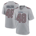 NE.Patriots #48 Namdi Obiazor Player Gray Fashion Limited Home Game BALCE Stitched Jerseys