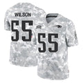 NE.Patriots #55 Jared Wilson Player Arctic Camo Salute To Service Limited Game BALCE Stitched Jerseys