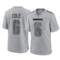 LV.Raiders #6 A.J. Cole Player Gray Atmosphere Fashion Limited Game BALCE Stitched Jerseys