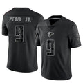 A.Falcons #9 Michael Penix Jr. Player Black RFLCTV Limited BALCE Stitched Jerseys