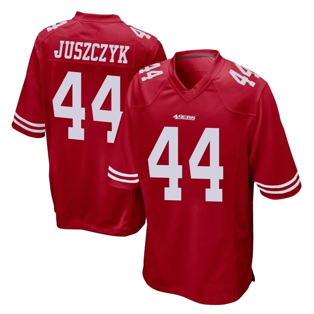 SF.49ers #44 Kyle Juszczyk Player Red Home Game BALCE Stitched Jerseys