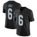 LV.Raiders #6 A.J. Cole Player Black Limited Vapor Untouchable Home Game BALCE Stitched Jerseys