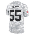 C.Panthers #55 Devin Lloyd Player Arctic Camo Salute to Service Limited Game BALCE Stitched Jerseys