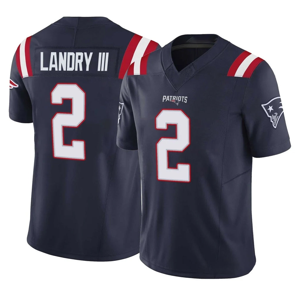 NE.Patriots #2 Harold Landry III Player Navy Limited Vapor F.U.S.E. Home Game BALCE Stitched Jerseys