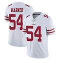 SF.49ers #54 Fred Warner Player White Limited Vapor Untouchable Home Game BALCE Stitched Jerseys