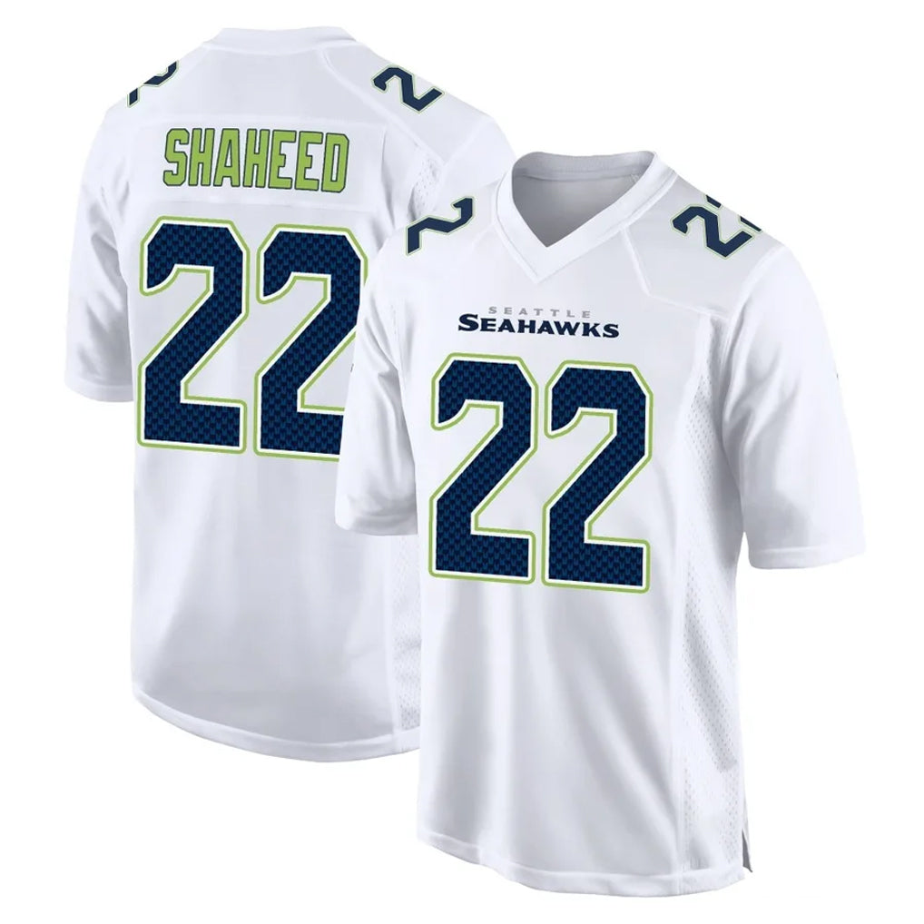 S.Seahawks #22 Rashid Shaheed Player White Tundra Fashion Home Game BALCE Stitched Jerseys