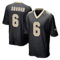 NO.Saints #6 Tyler Shough Player Black Home Game BALCE Stitched Jerseys