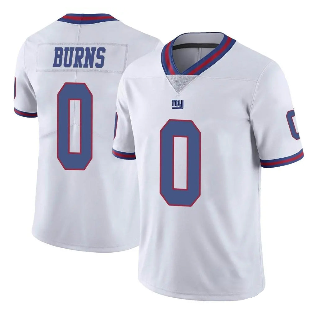 NY.Giants #0 Brian Burns Player White Color Rush Home Game BALCE Stitched Jerseys