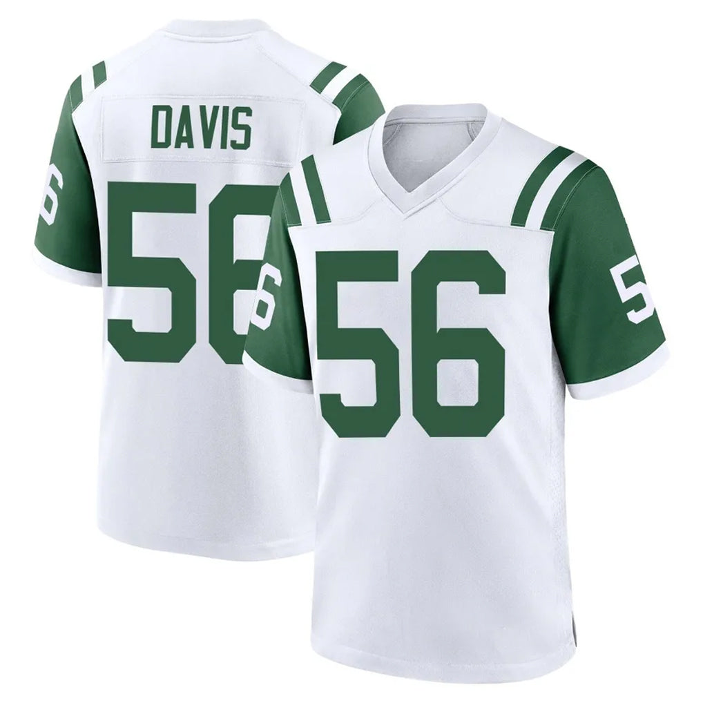 NY.Jets #56 Demario Davis Player White Classic Home Game BALCE Stitched Jerseys