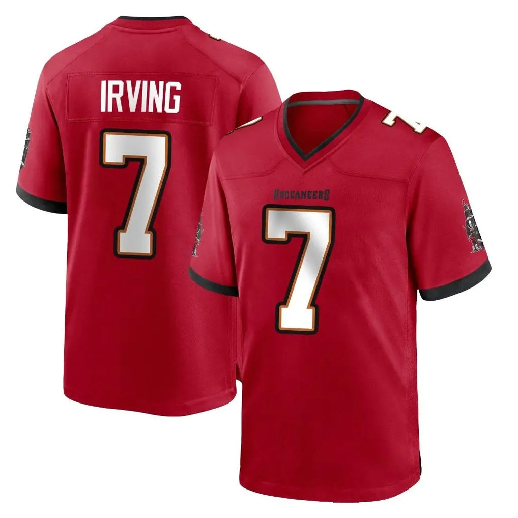 TB.Buccaneers #7 Bucky Irving Player Red Home Game BALCE Stitched Jerseys