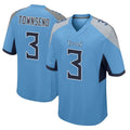T.Titans #3 Tommy Townsend Player Light Blue Home Game BALCE Stitched Jerseys