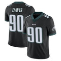 P.Eagles #90 Jordan Davis Player Black Limited Vapor Untouchable Home Game BALCE Stitched Jerseys