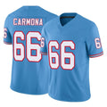 T.Titans #66 Fernando Carmona Jr. Player Light Blue Limited Vapor F.U.S.E. Home Game BALCE Stitched Jerseys