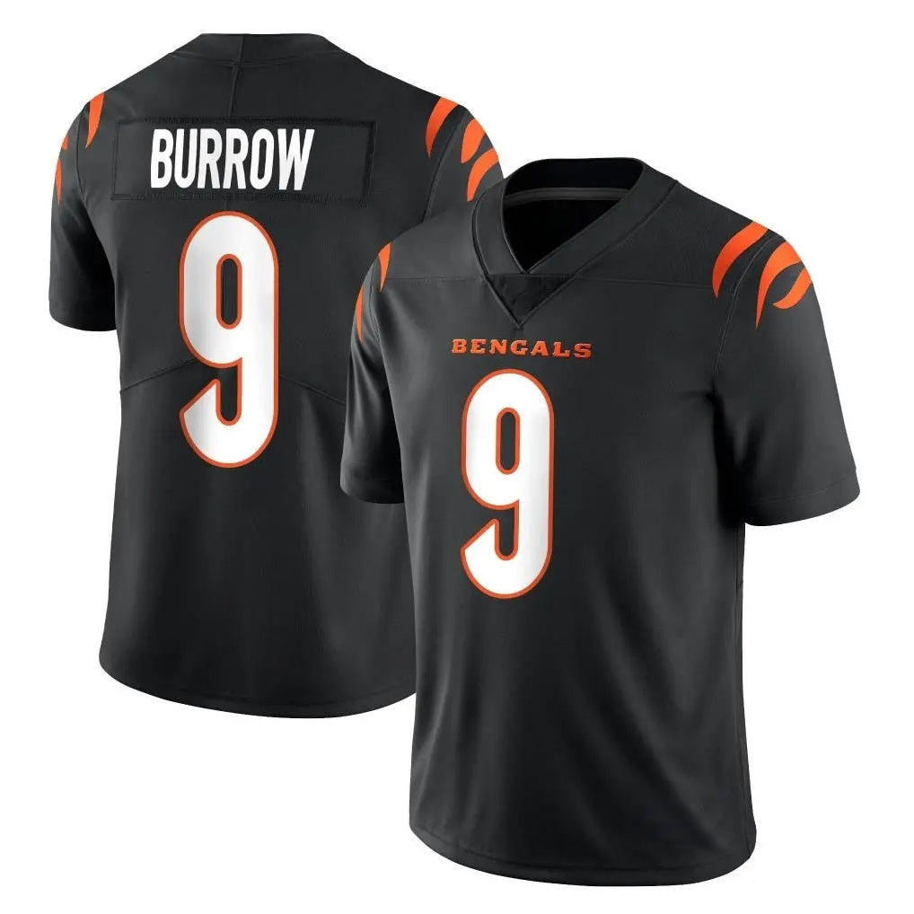 C.Bengals #9 Joe Burrow Player Black Vapor Untouchable Limited Home Game BALCE Stitched Jerseys