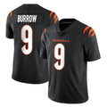 C.Bengals #9 Joe Burrow Player Black Vapor Untouchable Limited Home Game BALCE Stitched Jerseys
