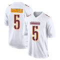 W.Commanders #5 Jayden Daniels Player White Tundra Fashion Home Game BALCE Stitched Jerseys