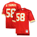 KC.Chiefs #58 Derrick Thomas Player Red Mitchell & Ness 1994 Throwback Retired BALCE Stitched Jerseys